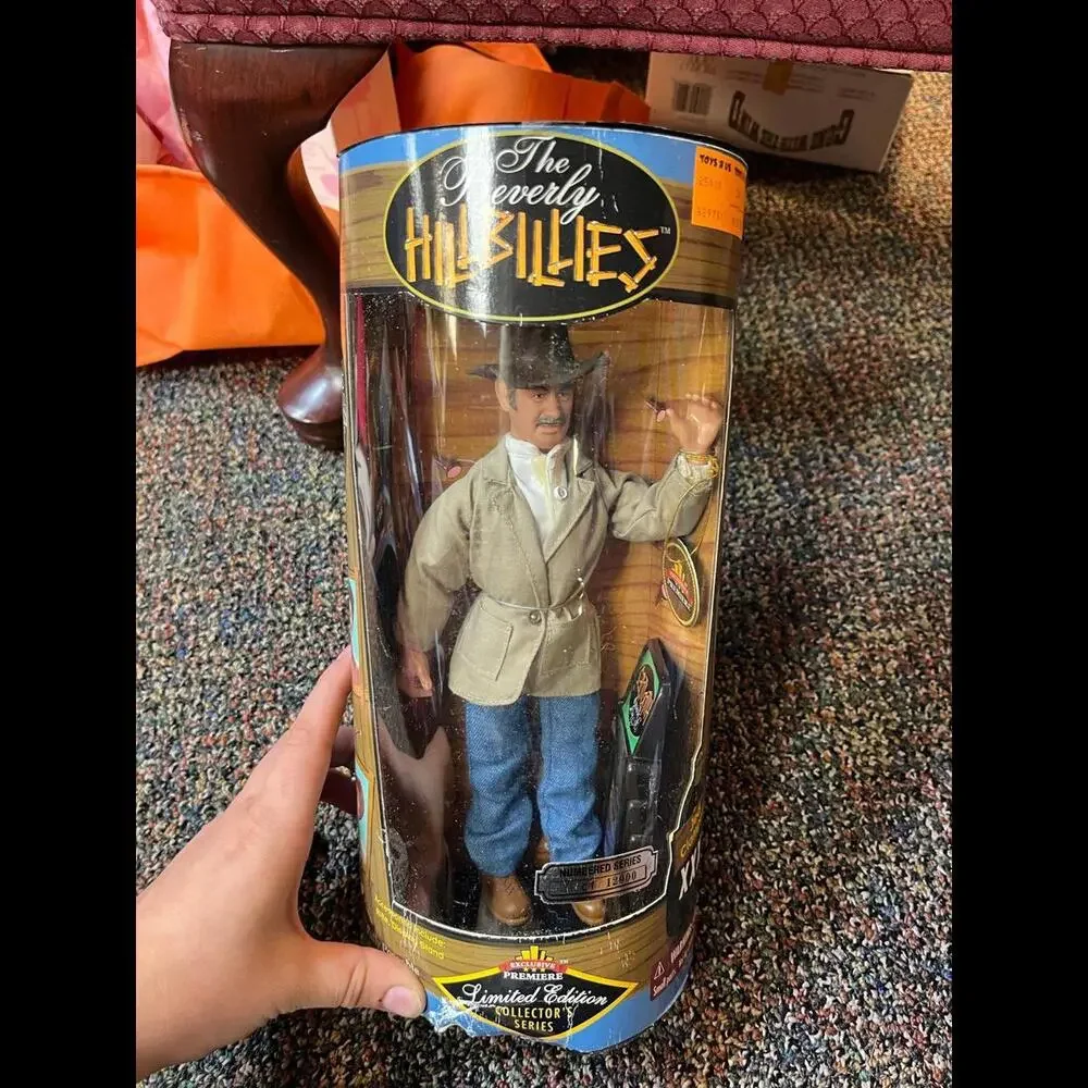 Jed Clampett The Beverly Hillbillies Action Figure Poseable‎ Doll 1997 Exclusive